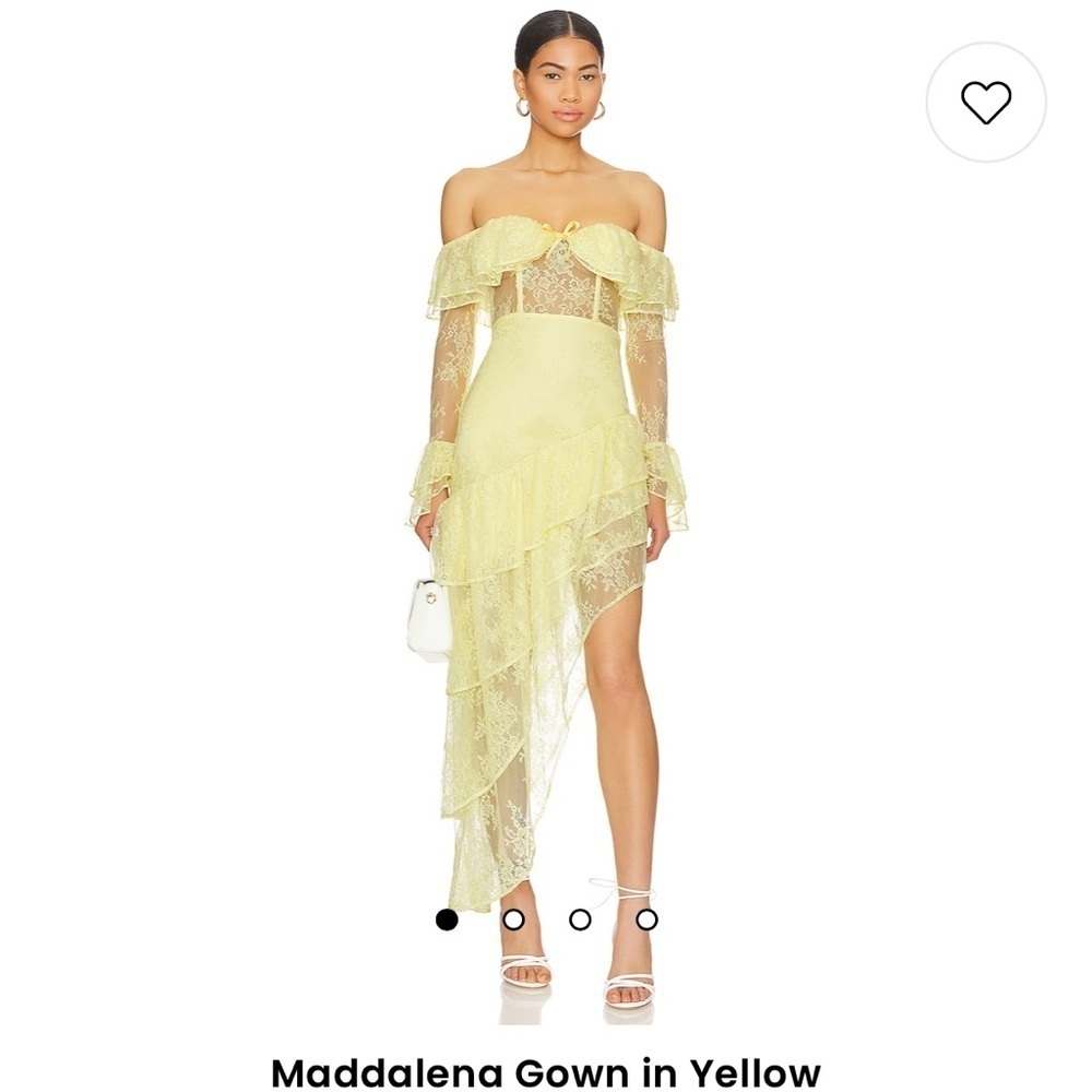 Magdalena gown in yellow size XS new with tags